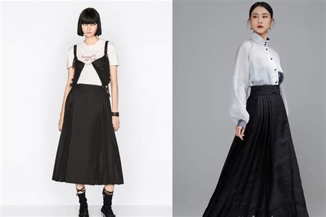 dior copy chinese skirt|Dior horse face skirt.